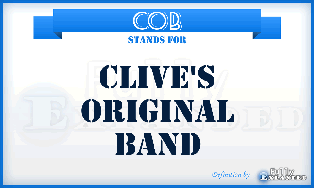 COB - Clive's Original Band