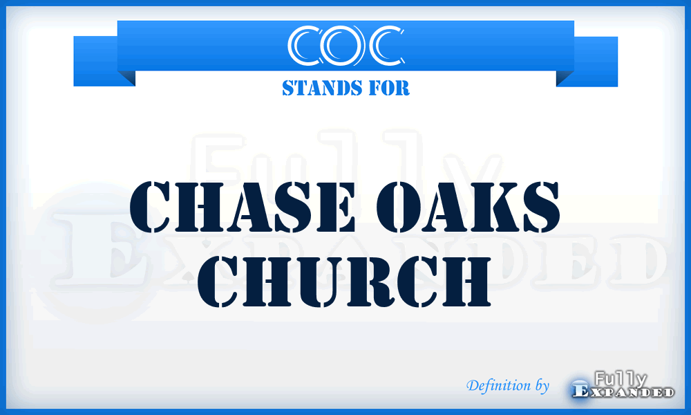 COC - Chase Oaks Church