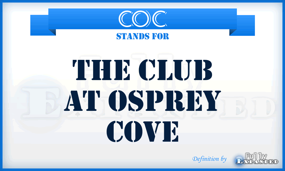 COC - The Club at Osprey Cove