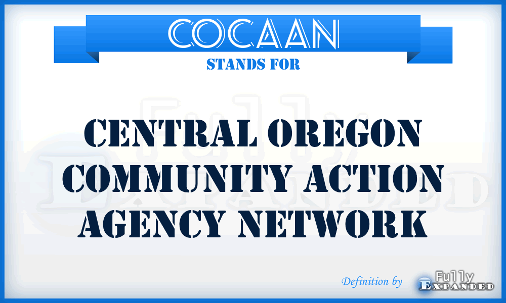 COCAAN - Central Oregon Community Action Agency Network