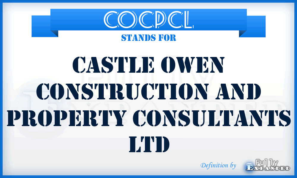 COCPCL - Castle Owen Construction and Property Consultants Ltd