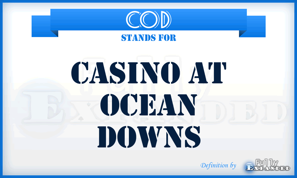 COD - Casino at Ocean Downs