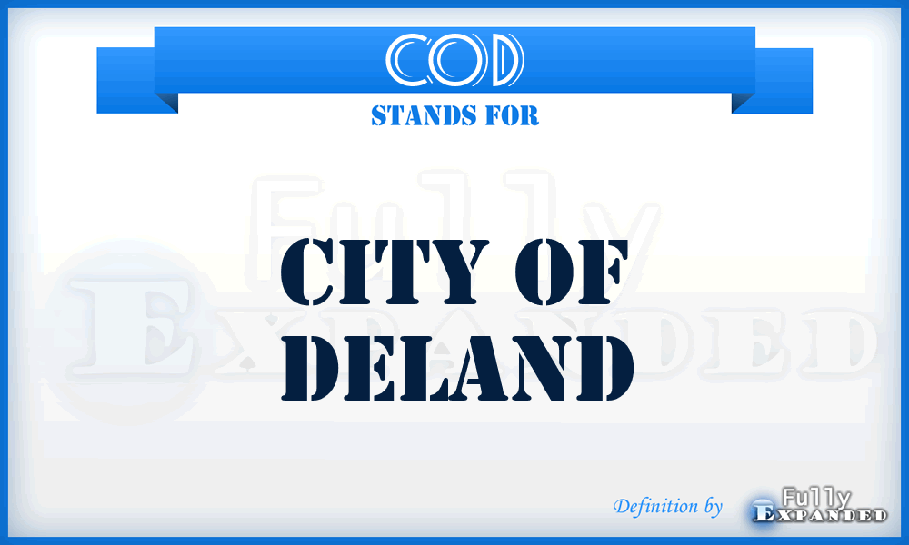 COD - City Of Deland
