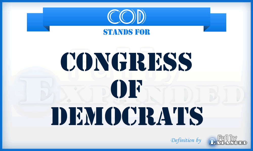 COD - Congress of Democrats