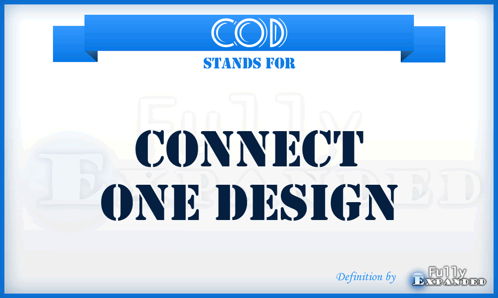 COD - Connect One Design