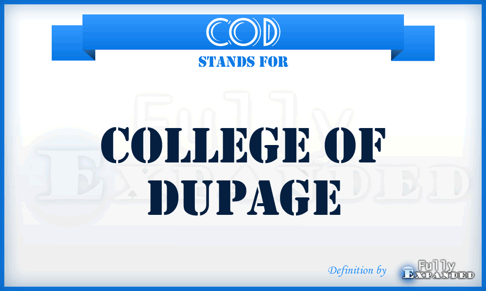 COD - College Of Dupage