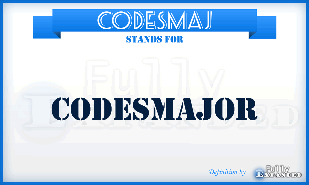 CODESMAJ - CODESMAJOR