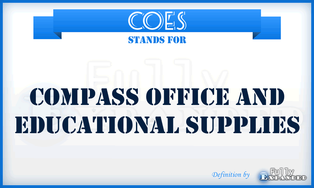 COES - Compass Office and Educational Supplies