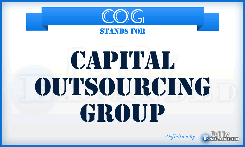 COG - Capital Outsourcing Group