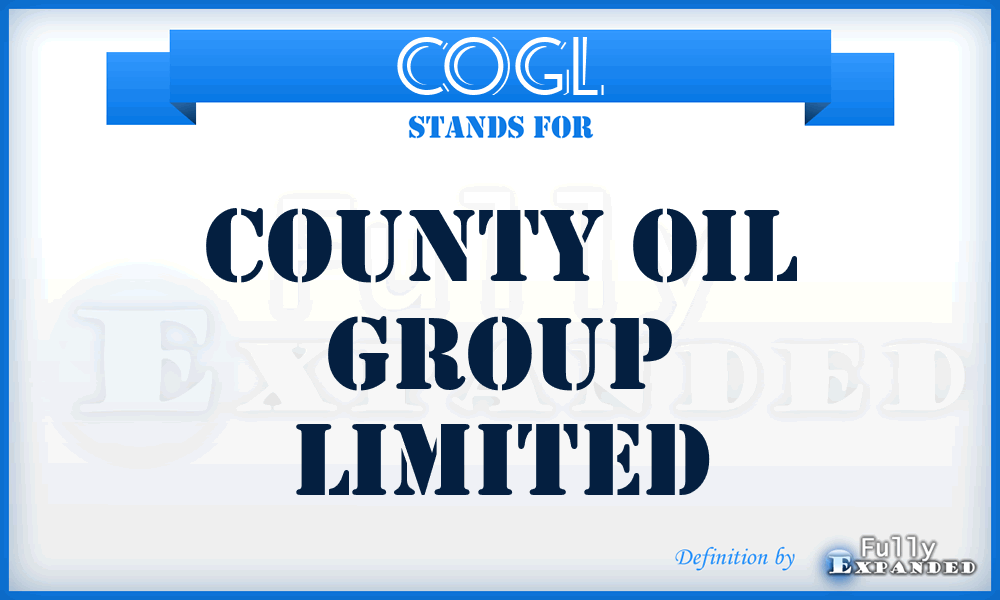 COGL - County Oil Group Limited