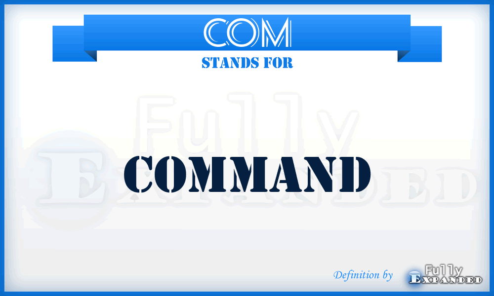 COM - Command