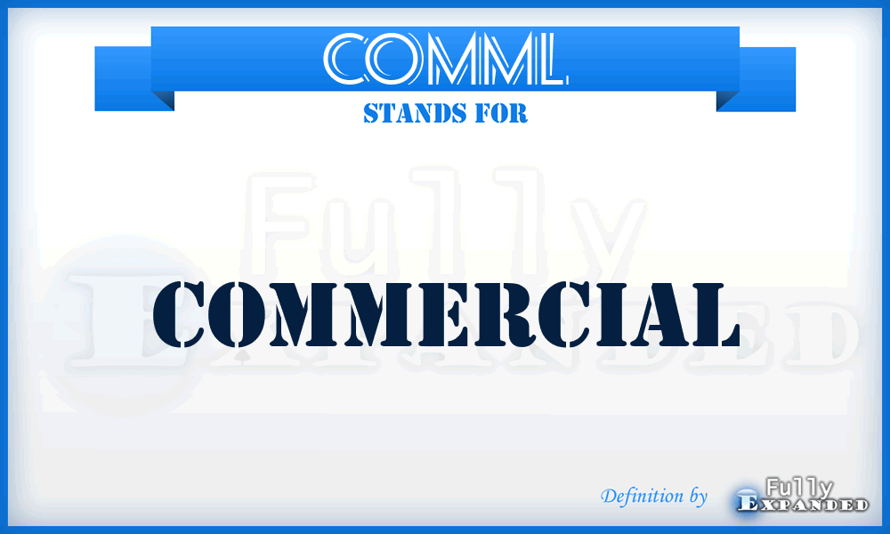 COMML - Commercial
