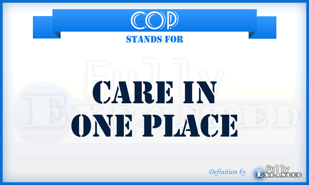 COP - Care in One Place