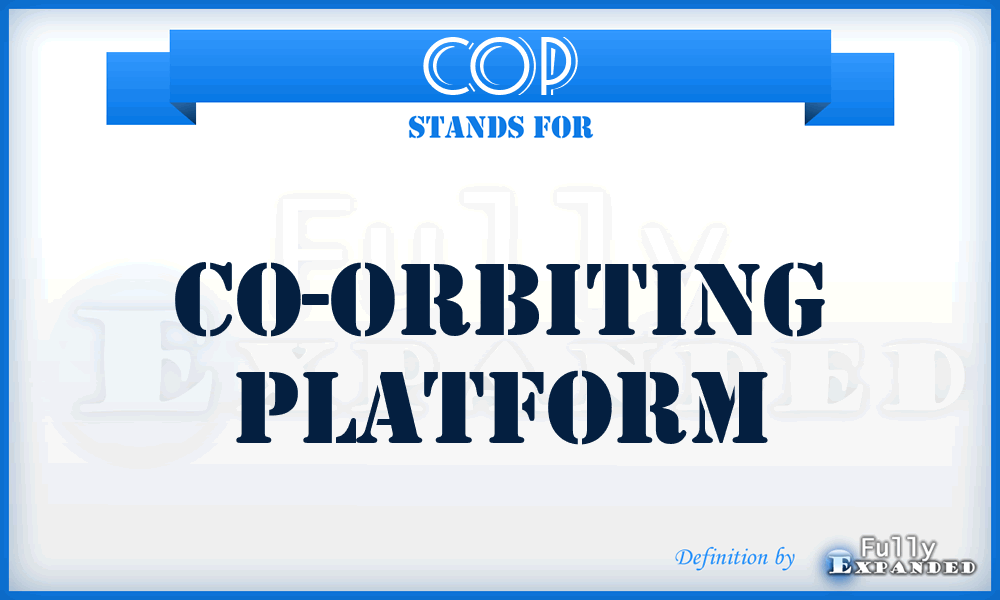 COP - Co-Orbiting Platform