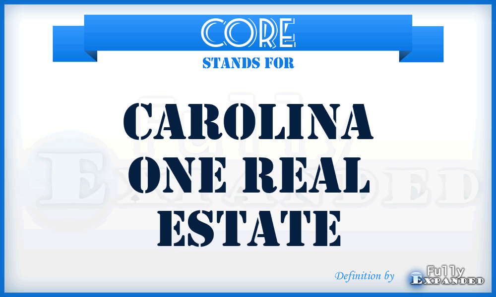CORE - Carolina One Real Estate