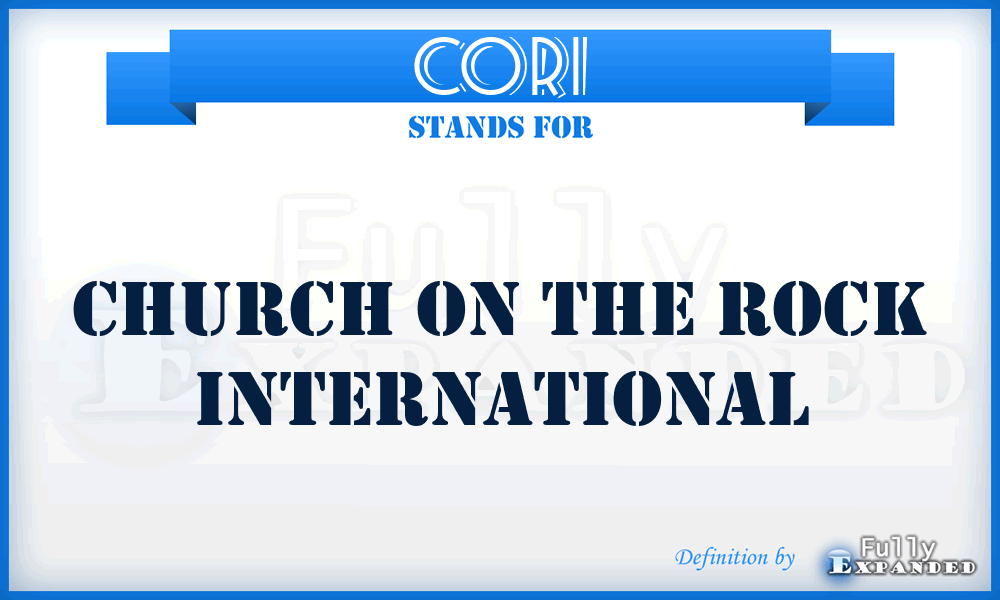 CORI - Church On the Rock International