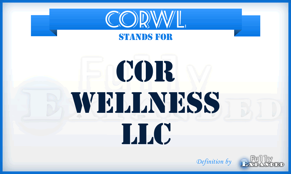 CORWL - COR Wellness LLC