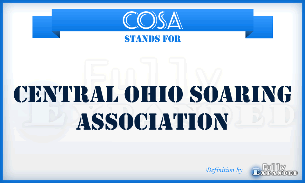 COSA - Central Ohio Soaring Association