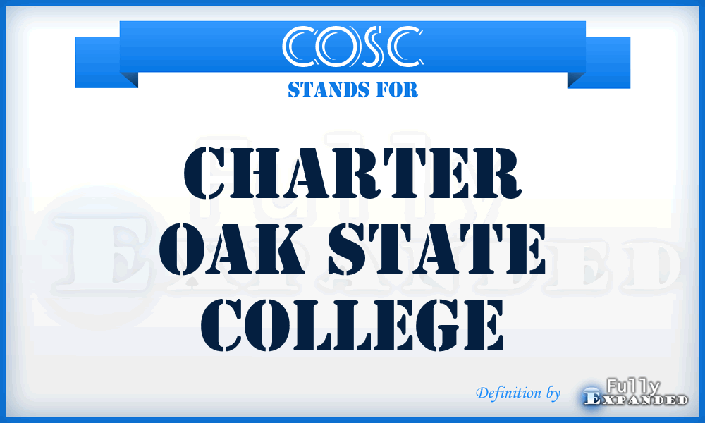 COSC - Charter Oak State College