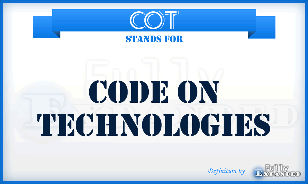 COT - Code On Technologies