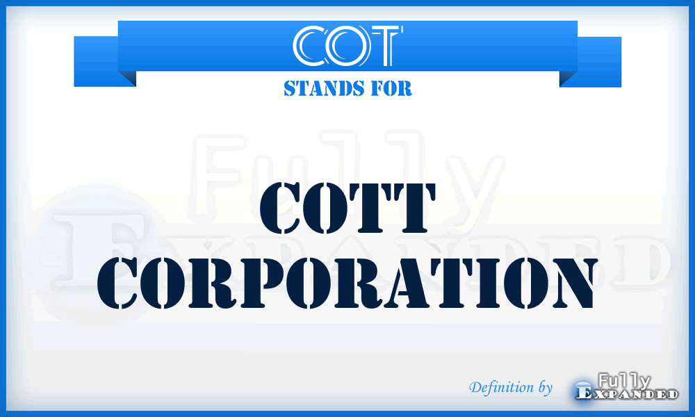 COT - Cott Corporation