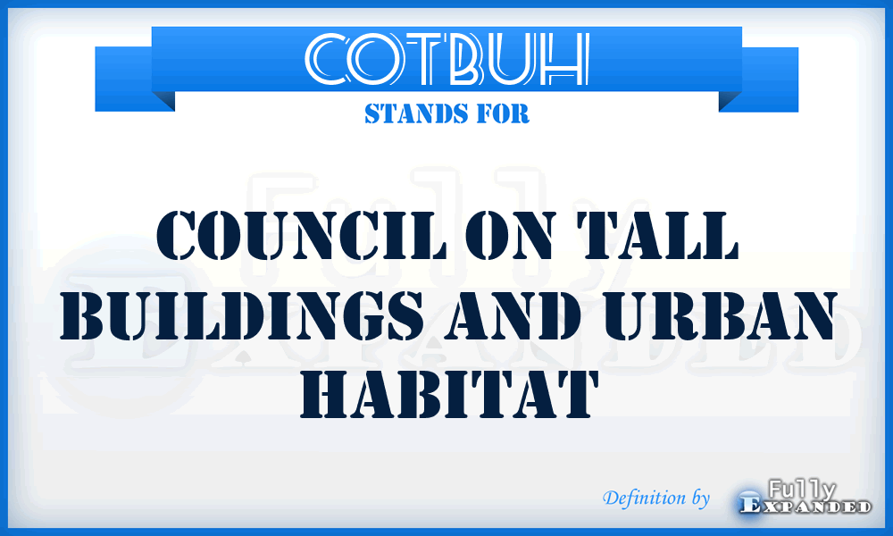 COTBUH - Council On Tall Buildings and Urban Habitat