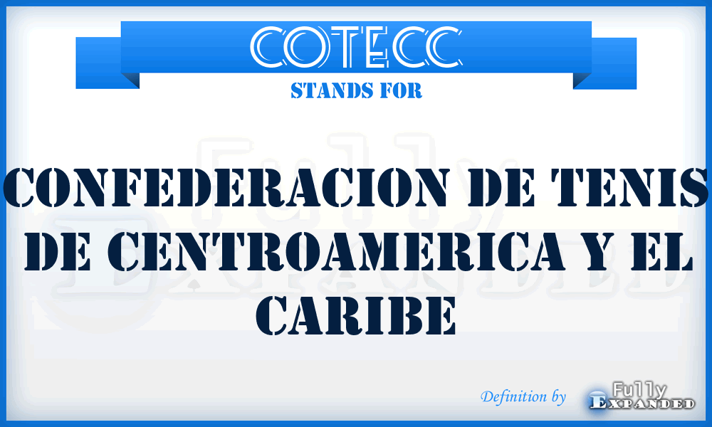 COTECC - Confederacion de Tenis de Centroamerica y el Caribe