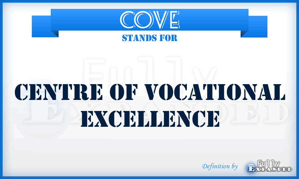 COVE - Centre Of Vocational Excellence