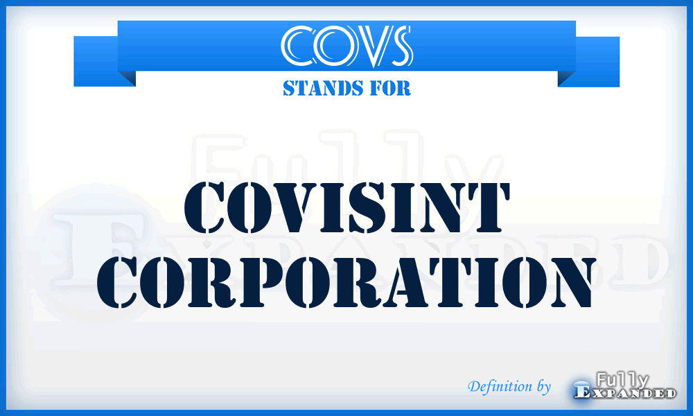COVS - Covisint Corporation