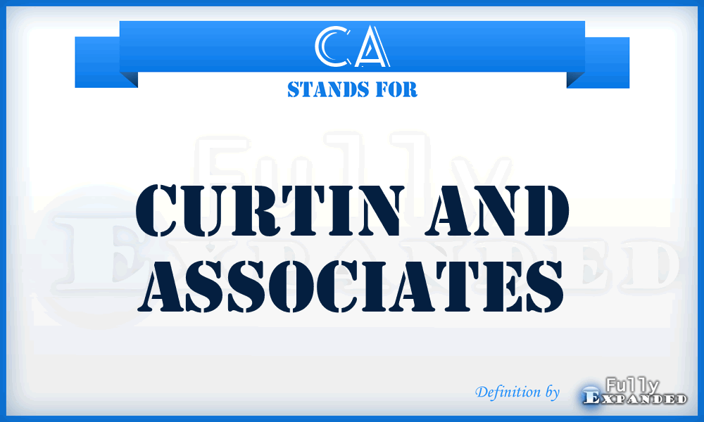CA - Curtin and Associates