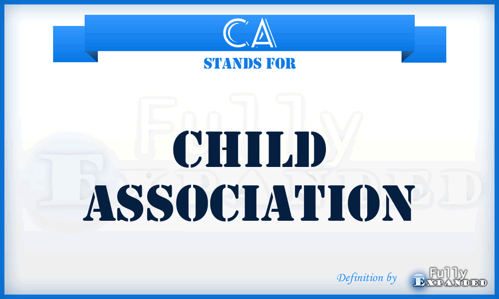 CA - Child Association