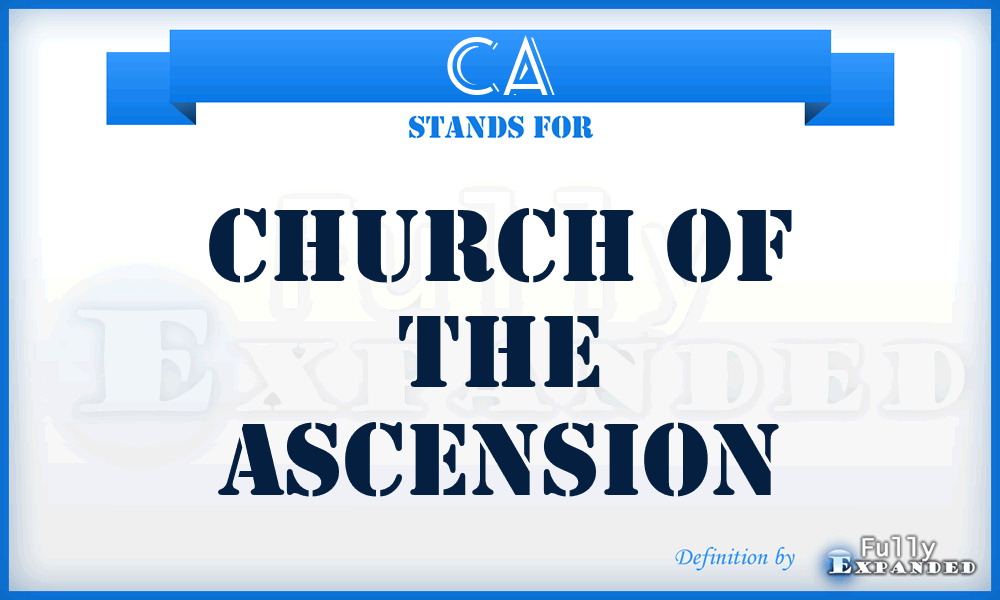 CA - Church of the Ascension