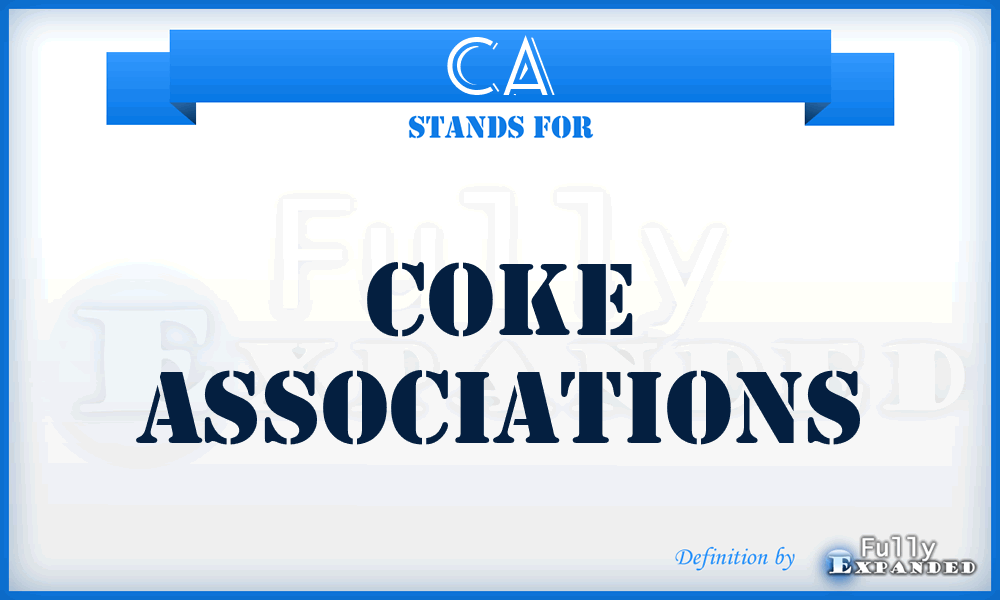 CA - Coke Associations