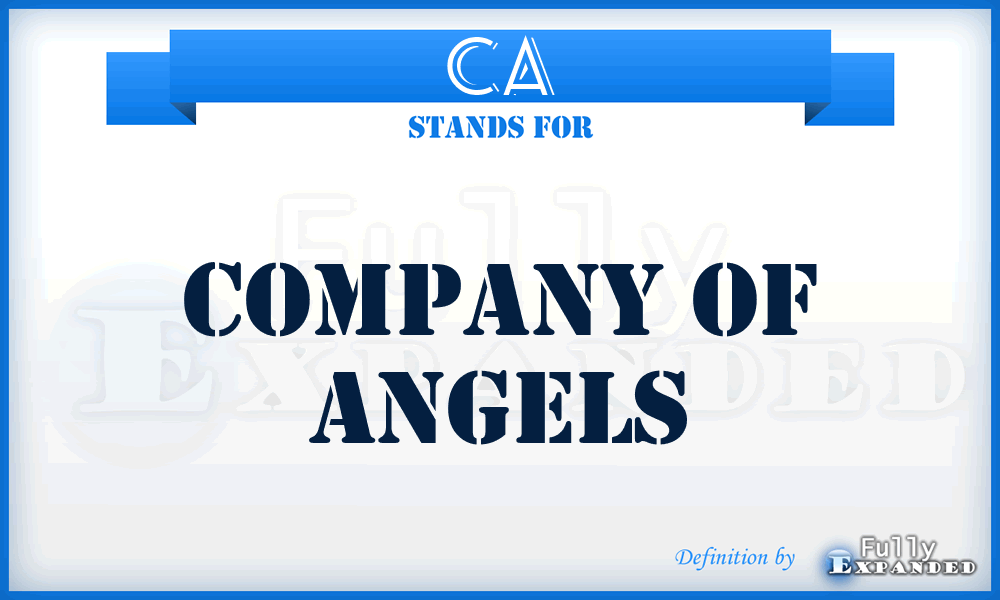 CA - Company of Angels