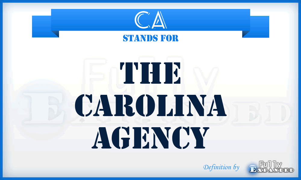 CA - The Carolina Agency