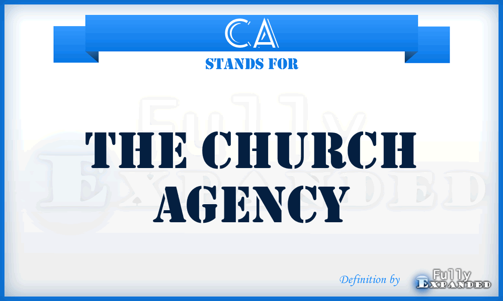CA - The Church Agency