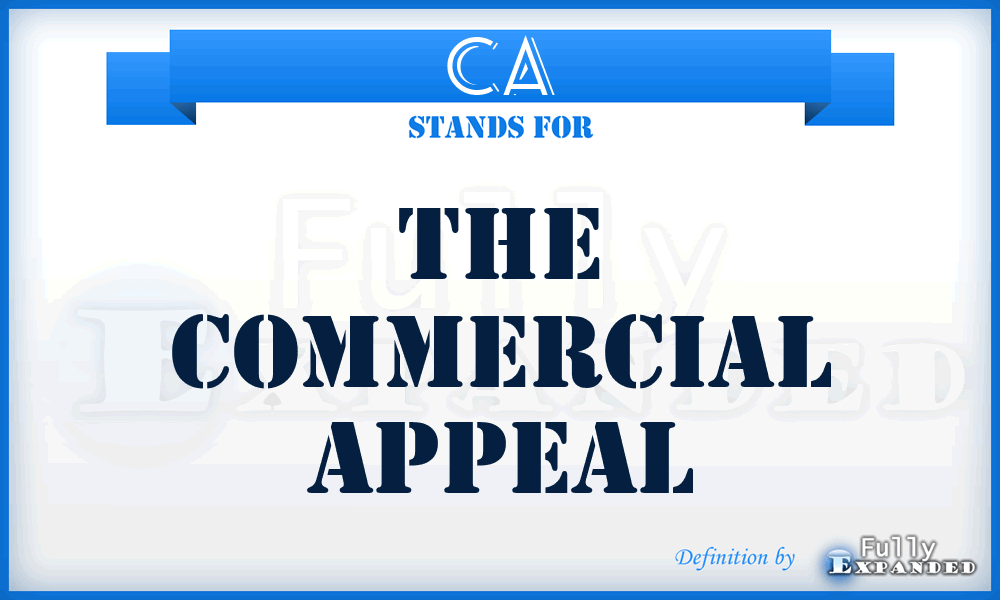 CA - The Commercial Appeal