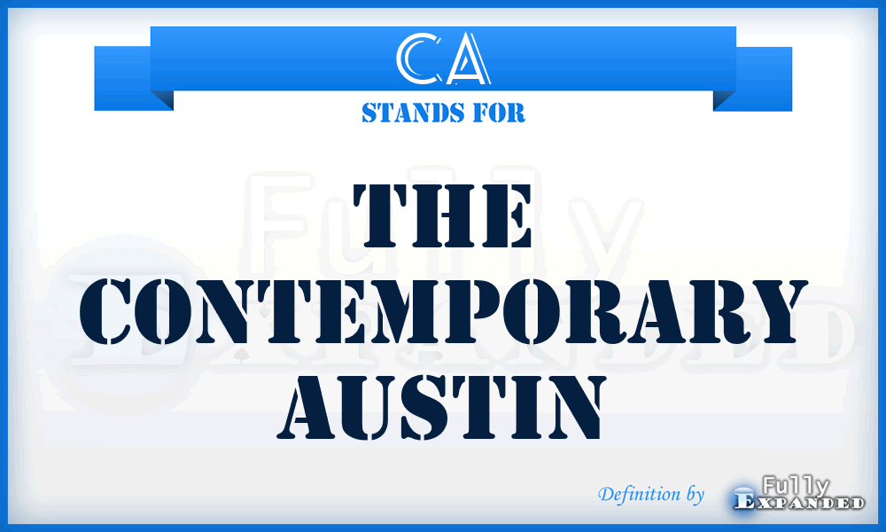 CA - The Contemporary Austin