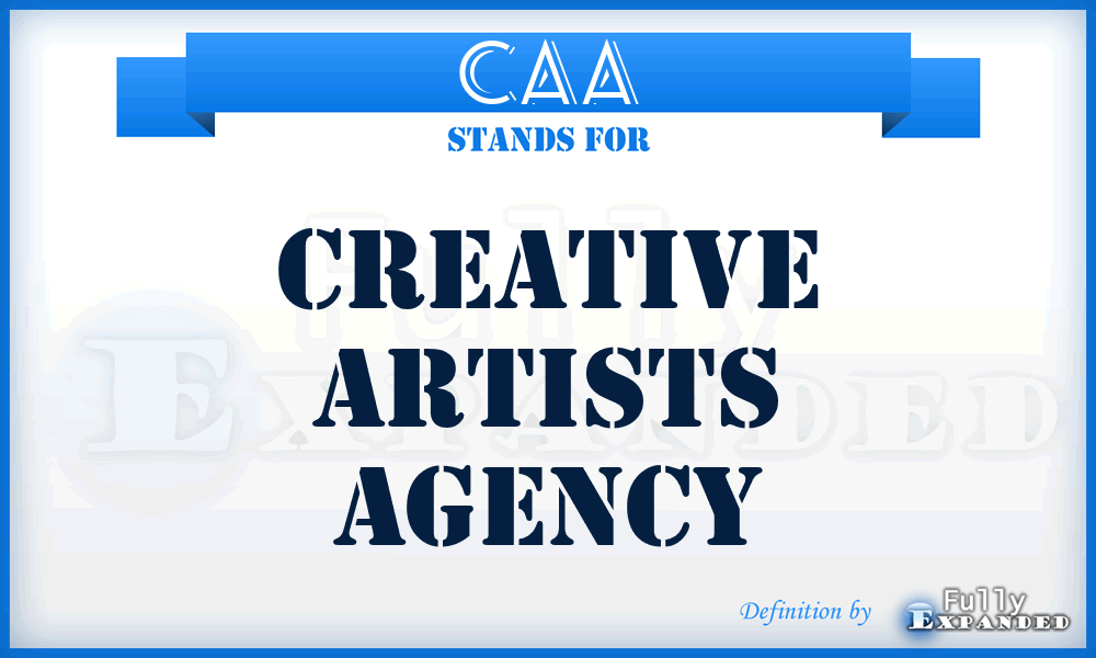 CAA - Creative Artists Agency