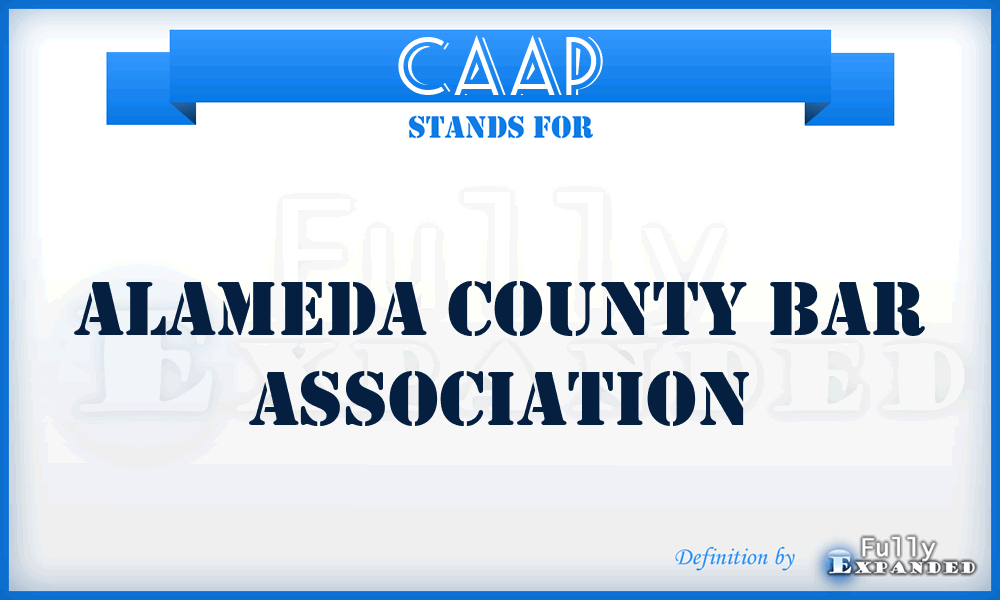 CAAP - Alameda County Bar Association