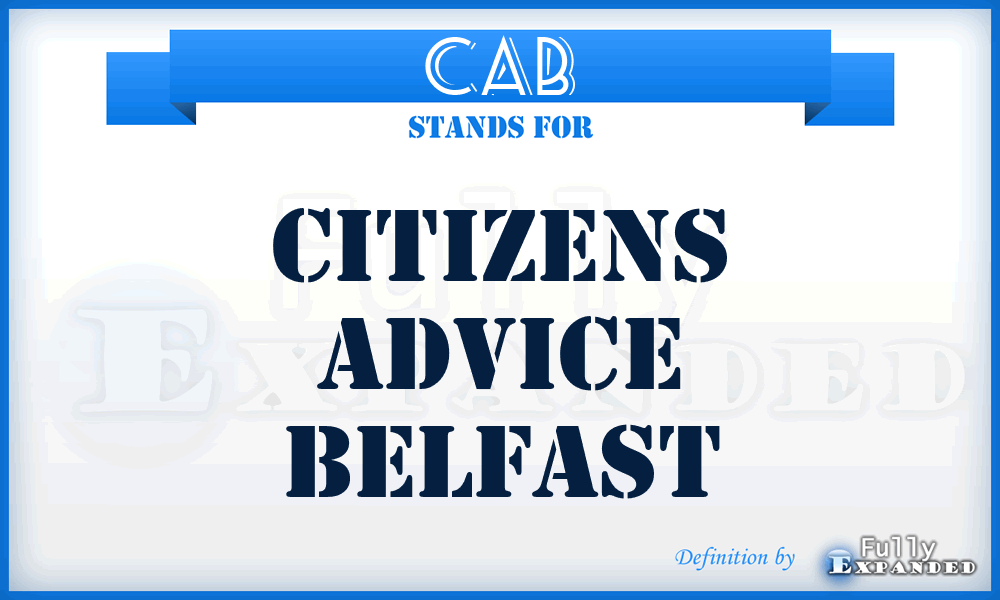 CAB - Citizens Advice Belfast