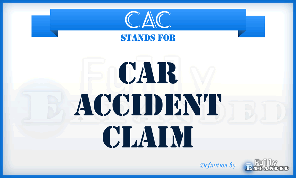 CAC - Car Accident Claim