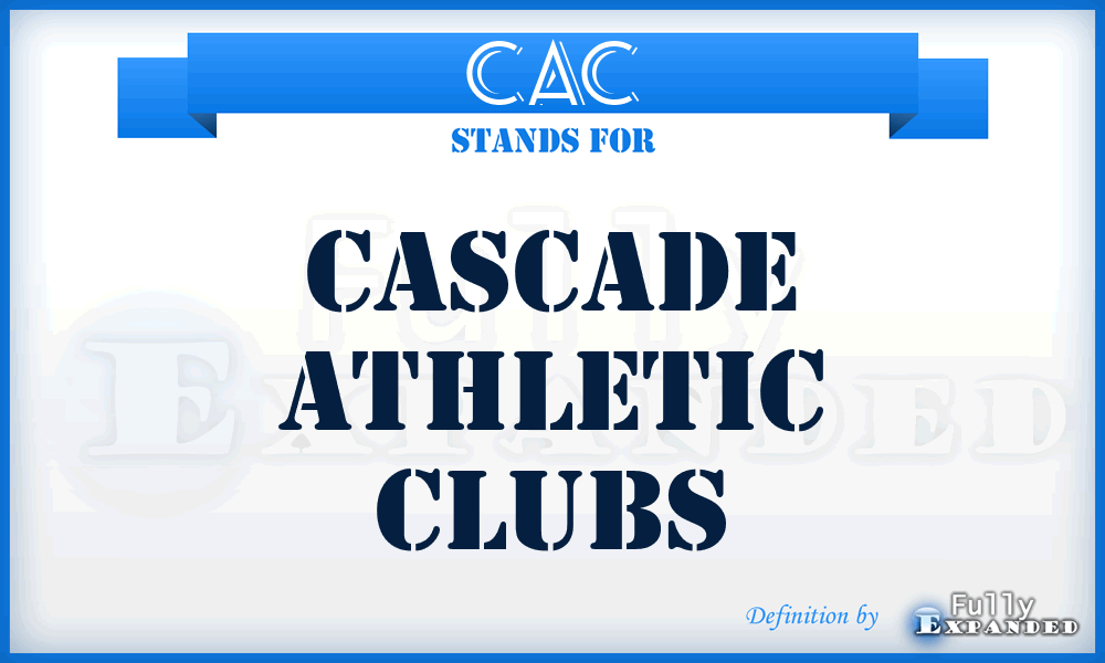 CAC - Cascade Athletic Clubs