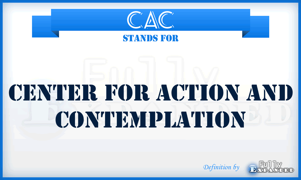 CAC - Center for Action and Contemplation