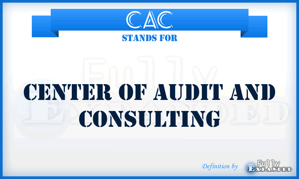 CAC - Center of Audit and Consulting