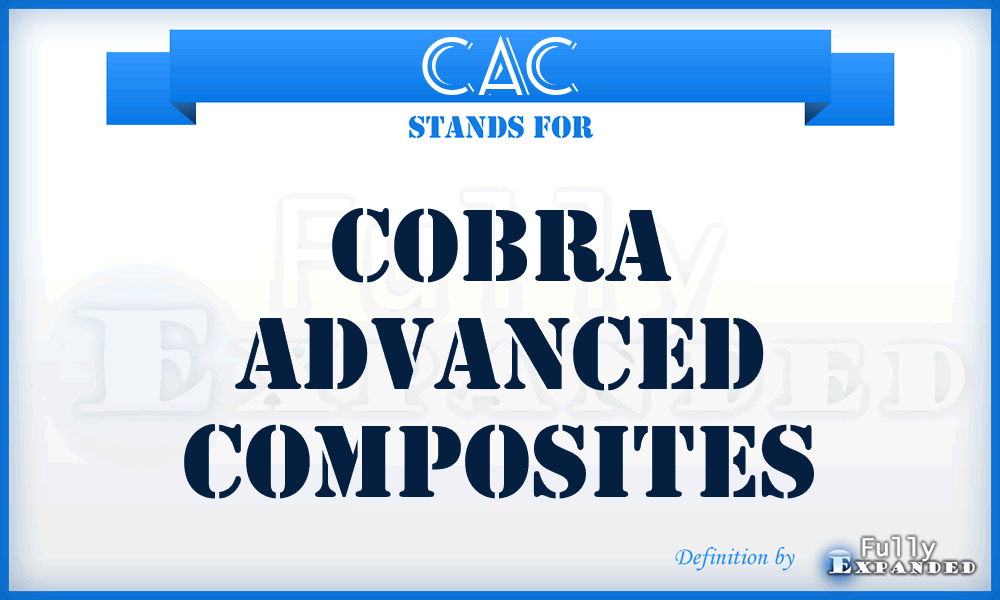 CAC - Cobra Advanced Composites