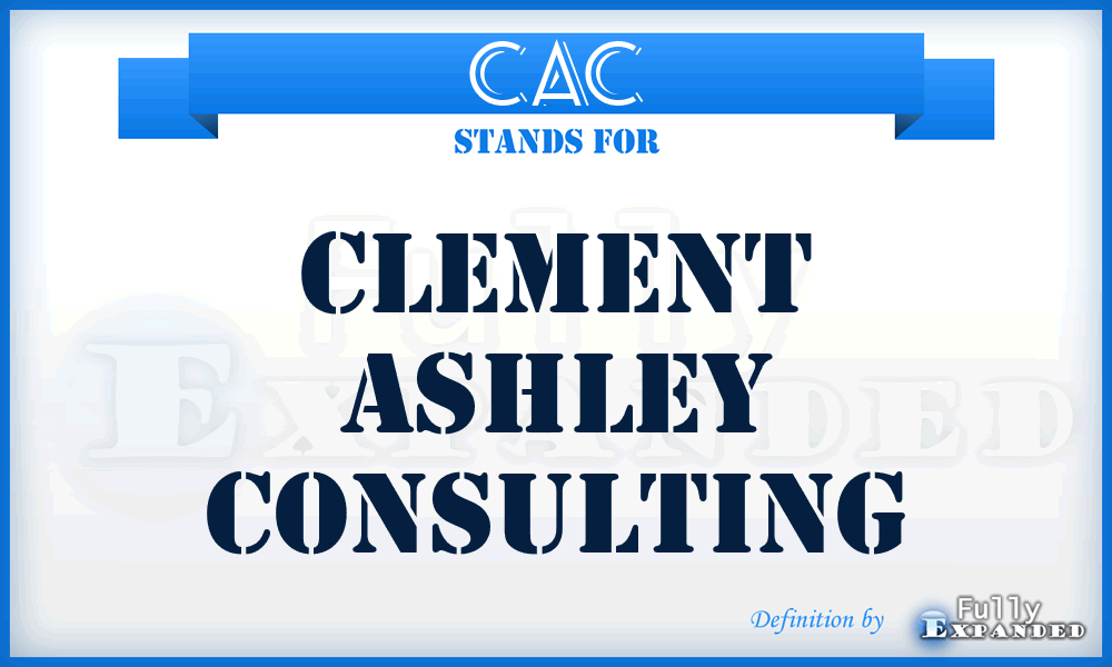 CAC - Clement Ashley Consulting
