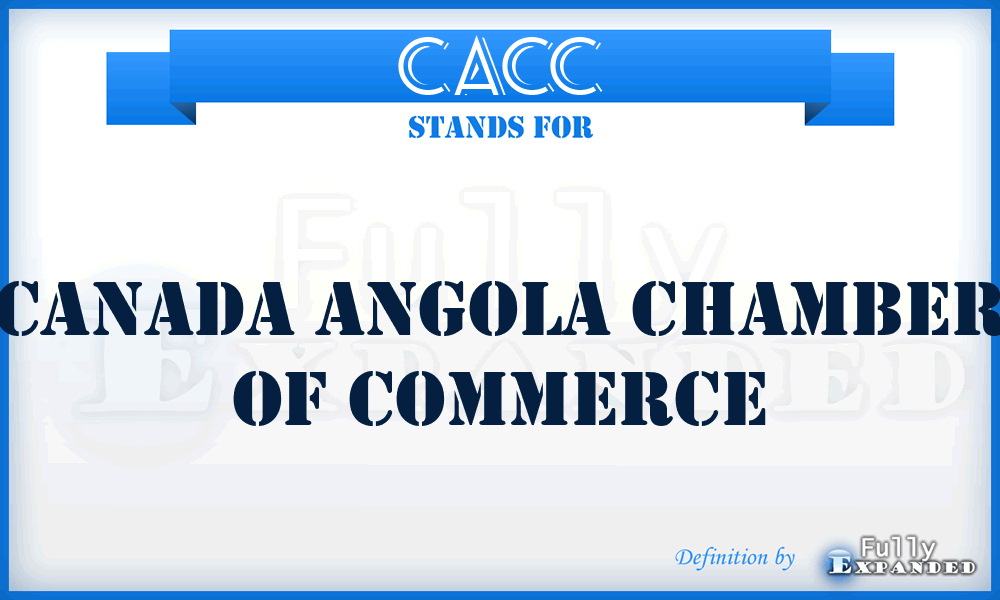 CACC - Canada Angola Chamber of Commerce