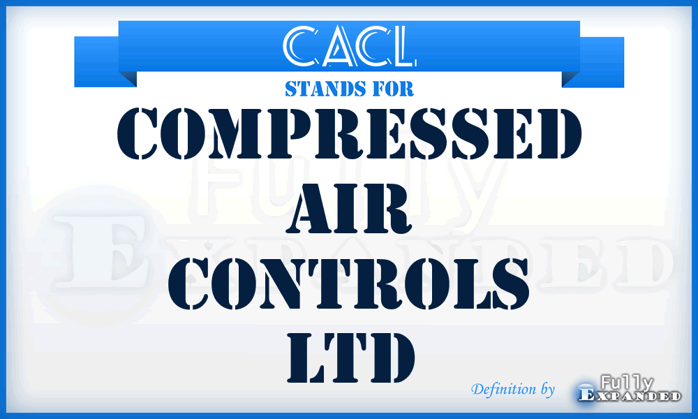 CACL - Compressed Air Controls Ltd