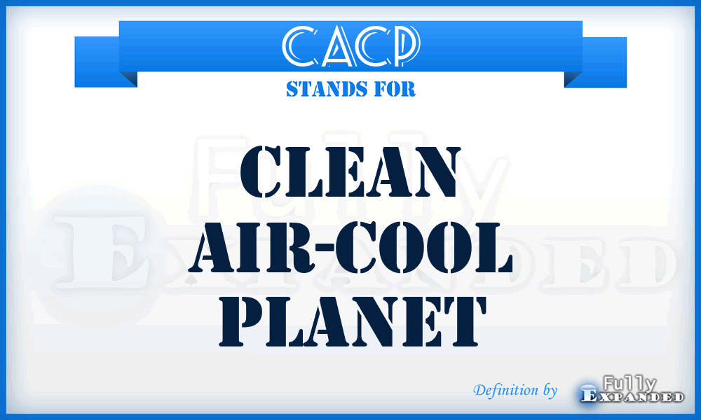 CACP - Clean Air-Cool Planet